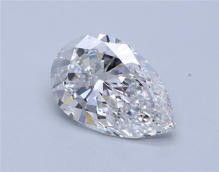 7.05ct D VS1 Good Cut Pear Diamond