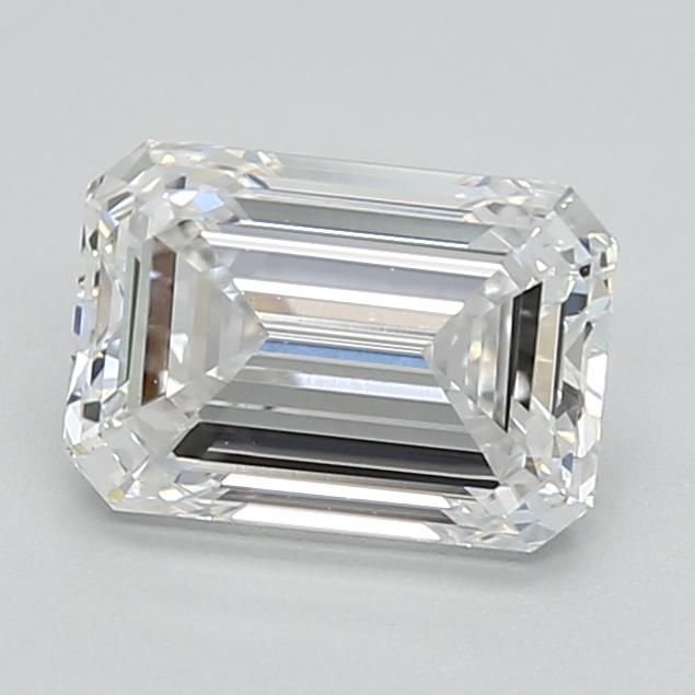 1.40ct E VVS2 Rare Carat Ideal Cut Emerald Lab Grown Diamond