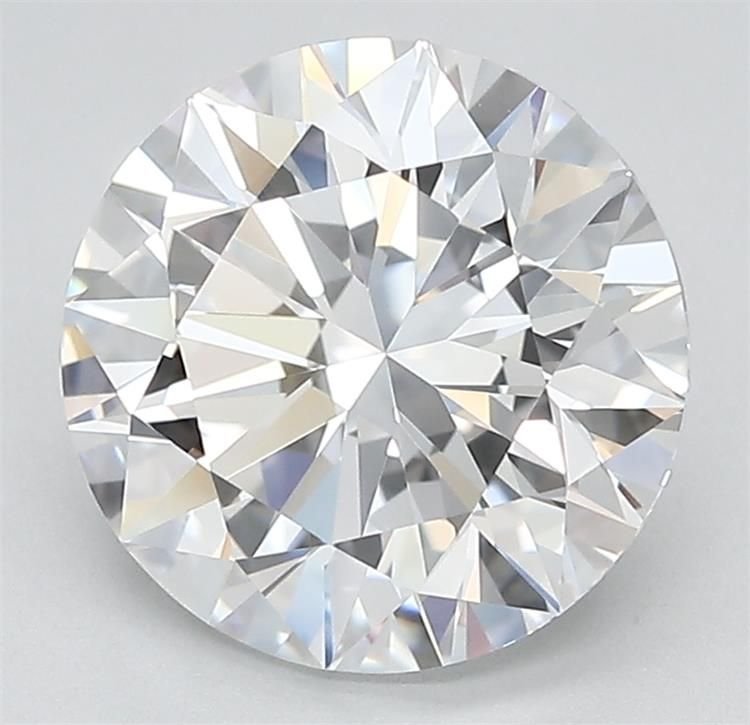 3.08ct E VVS1 Ideal Cut Round Lab Grown Diamond
