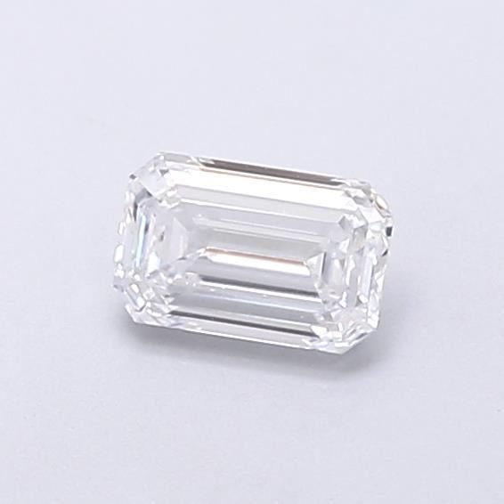 0.52ct D VVS2 Rare Carat Ideal Cut Emerald Lab Grown Diamond