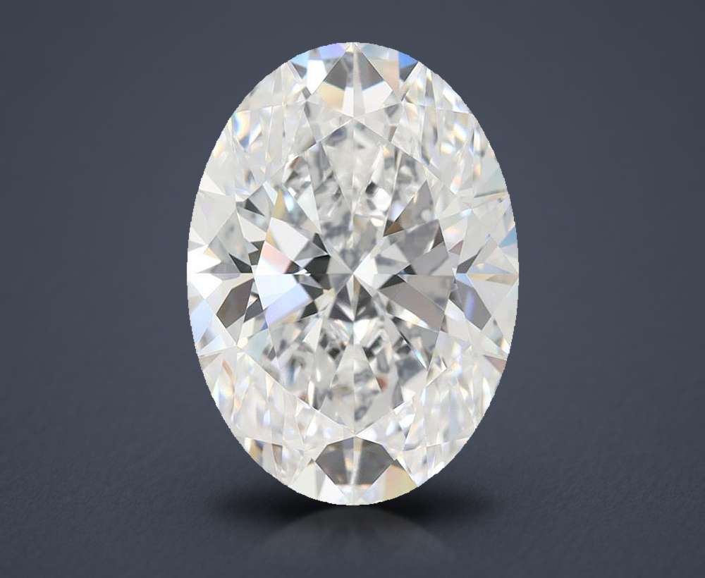 3.96 Carat Oval Lab Diamond