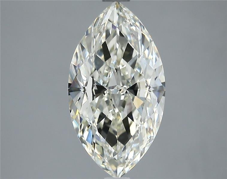 2.01ct K SI1 Rare Carat Ideal Cut Marquise Diamond