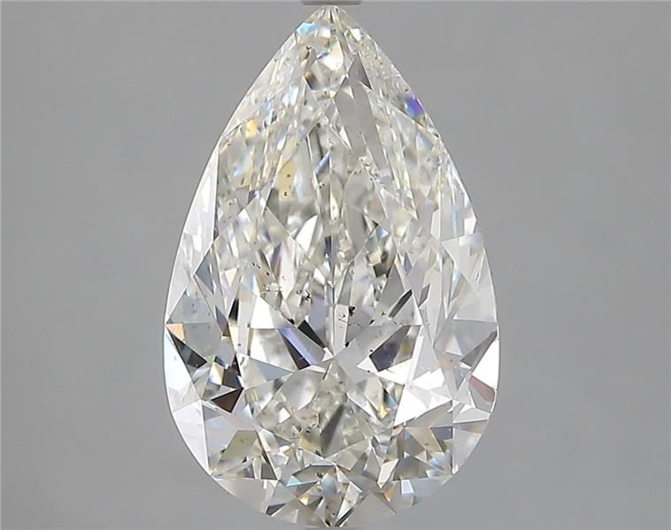 4.03ct H SI1 Rare Carat Ideal Cut Pear Diamond