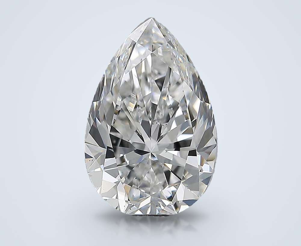 4.00 Carat Pear Natural Diamond