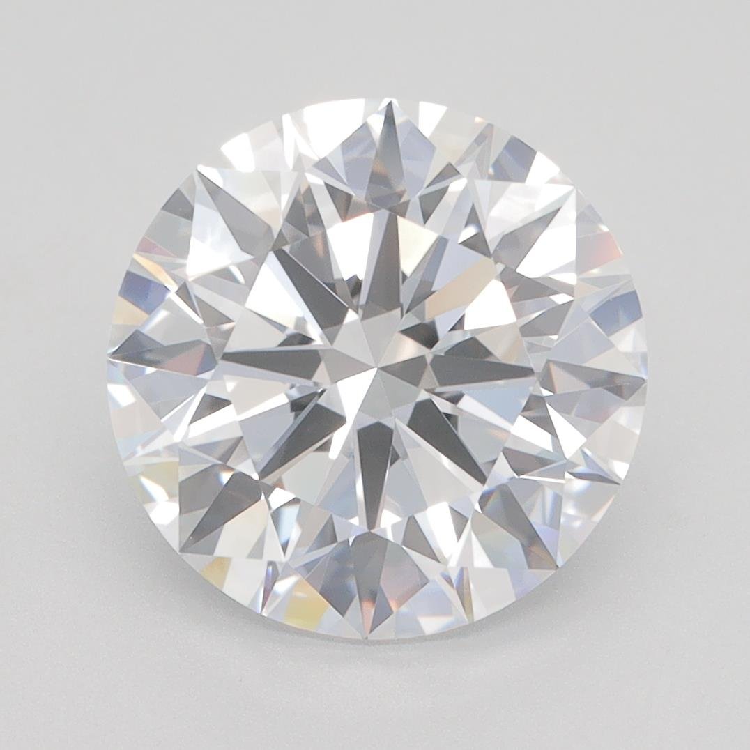 4.02ct D VVS2 Rare Carat Ideal Cut Round Lab Grown Diamond