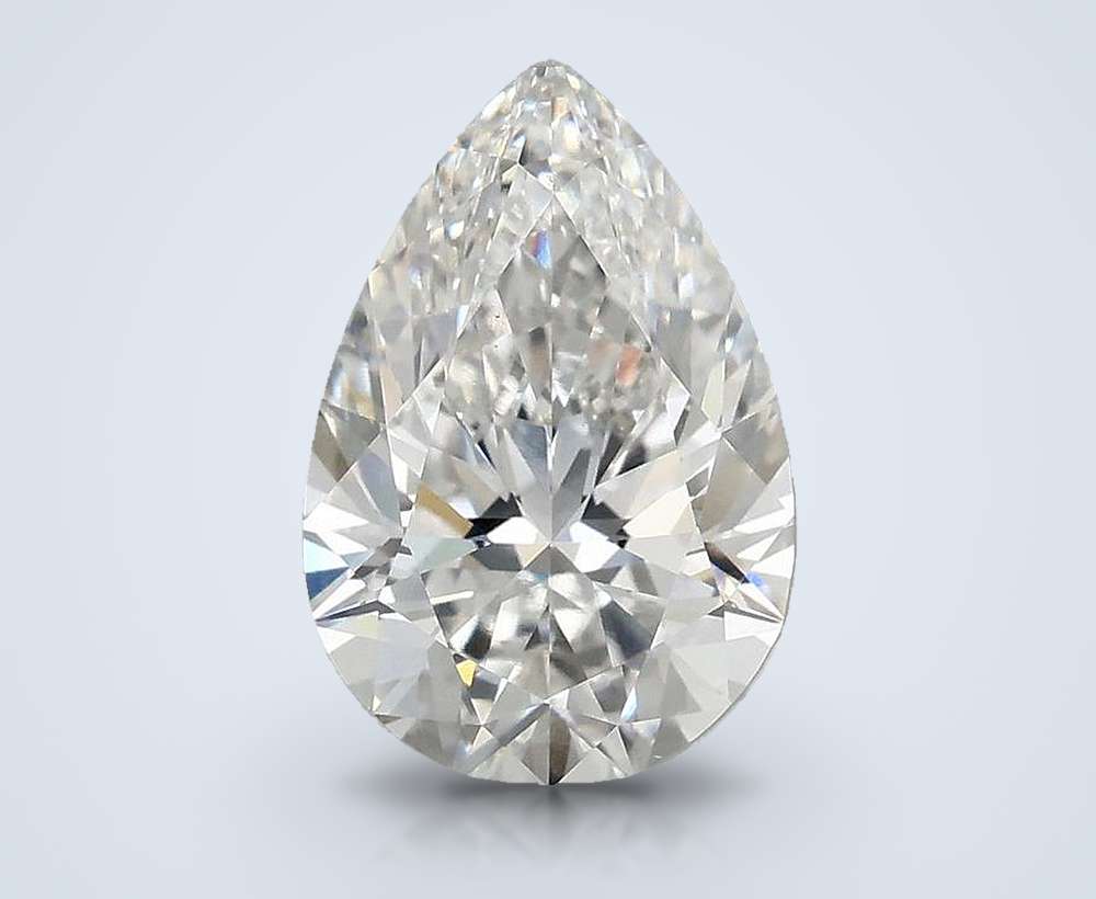 2.85 Carat Pear Lab Diamond