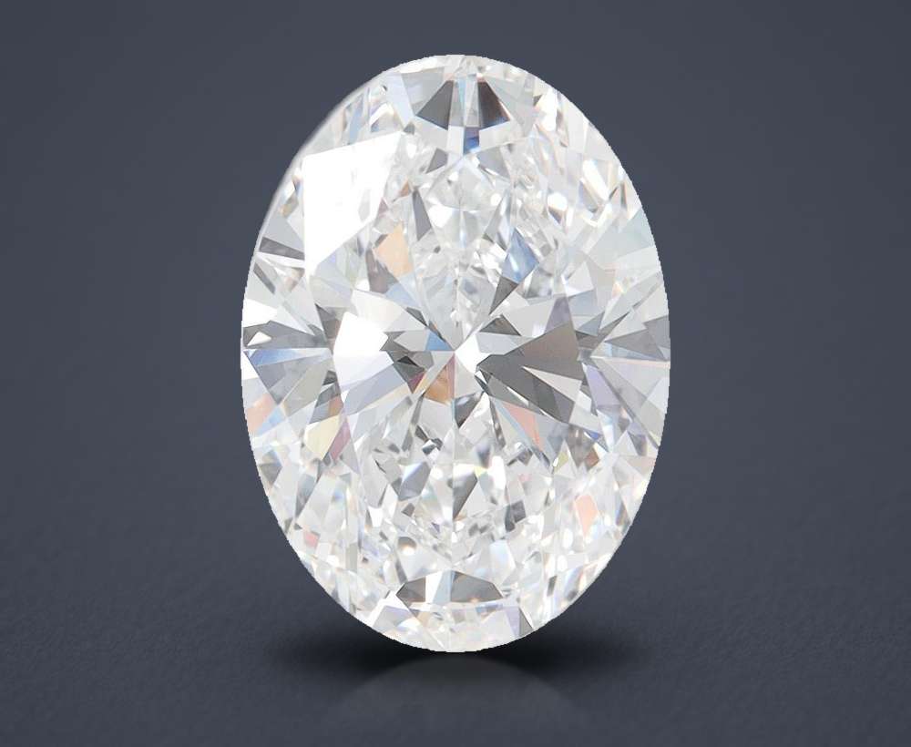 4.00 Carat Oval Lab Diamond