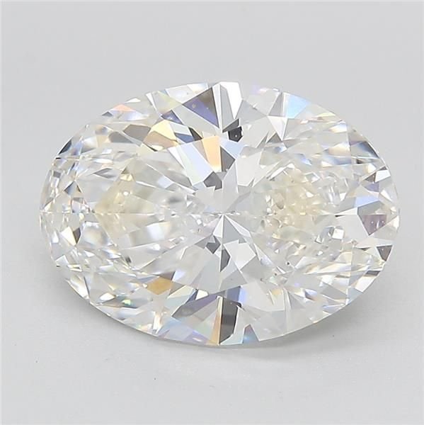 3.83ct F VS1 Rare Carat Ideal Cut Oval Lab Grown Diamond