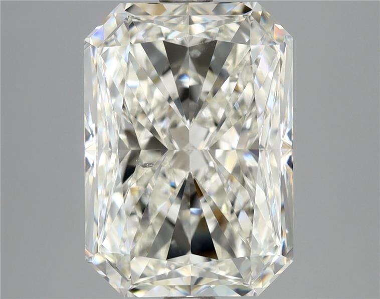 4.01ct I SI1 Rare Carat Ideal Cut Radiant Diamond