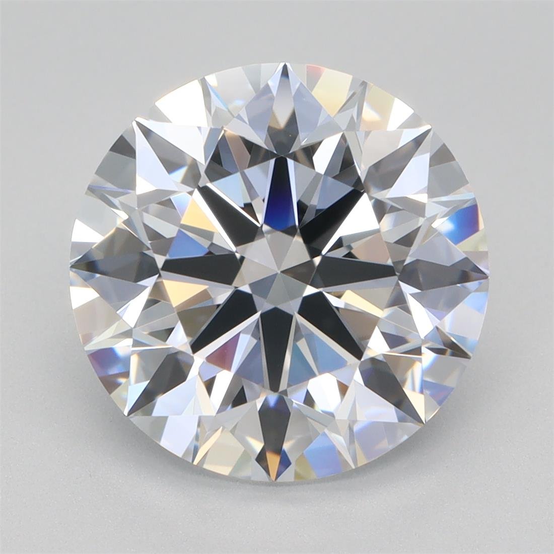 3.64ct E VVS2 Rare Carat Ideal Cut Round Lab Grown Diamond