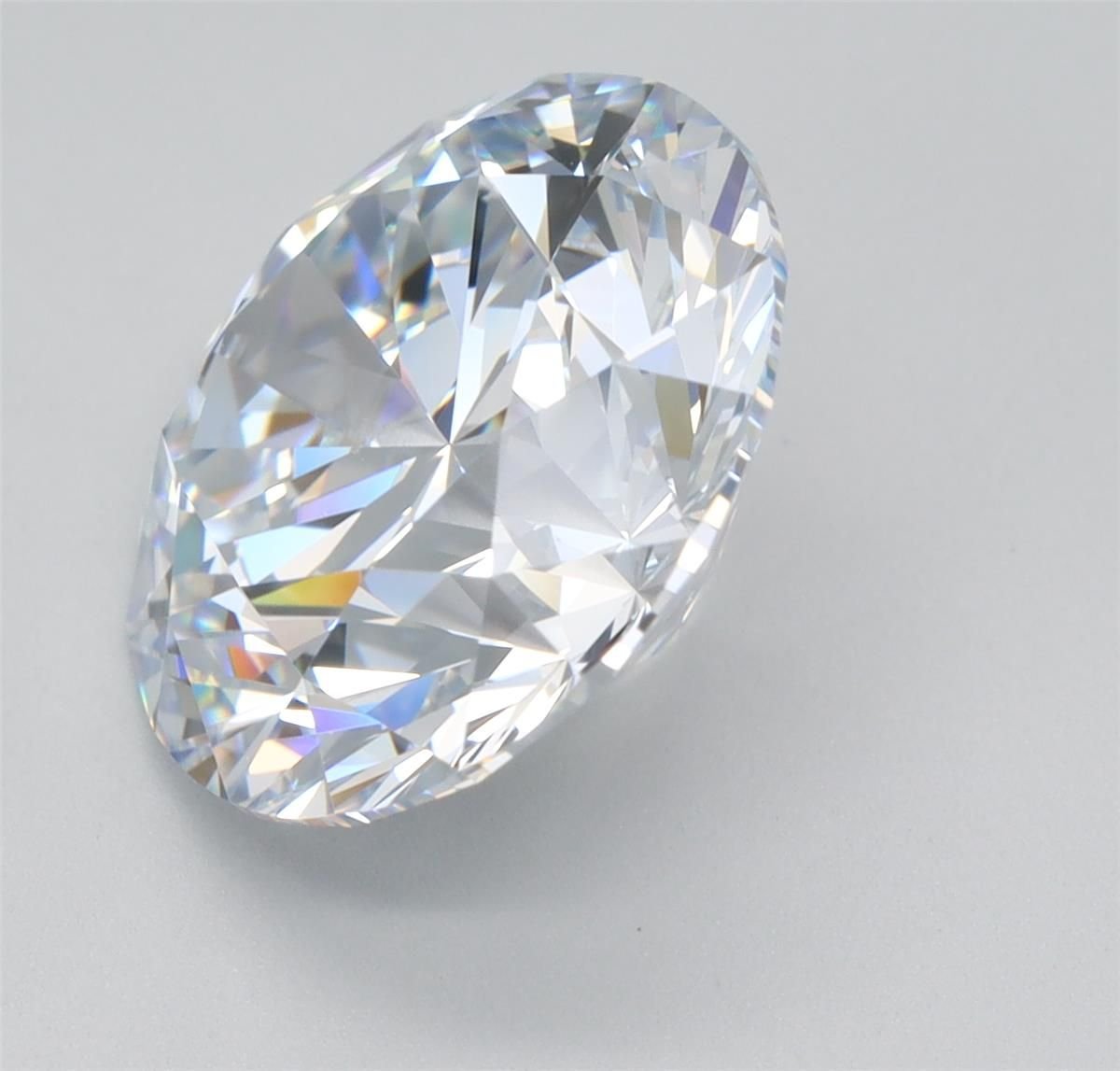 5.19ct F VVS1 Rare Carat Ideal Cut Round Lab Grown Diamond