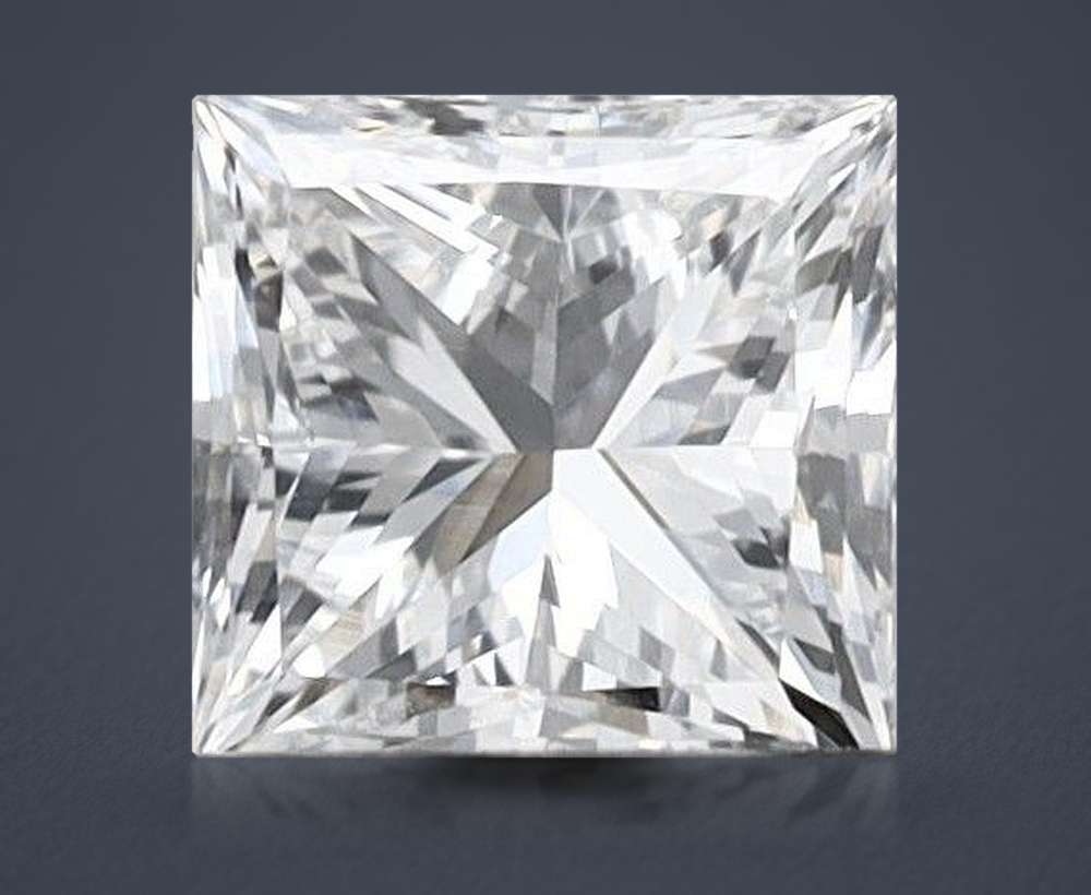 0.61 Carat Princess Lab Diamond