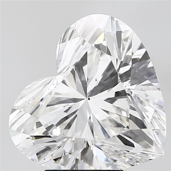6.08ct F VS2 Rare Carat Ideal Cut Heart Lab Grown Diamond