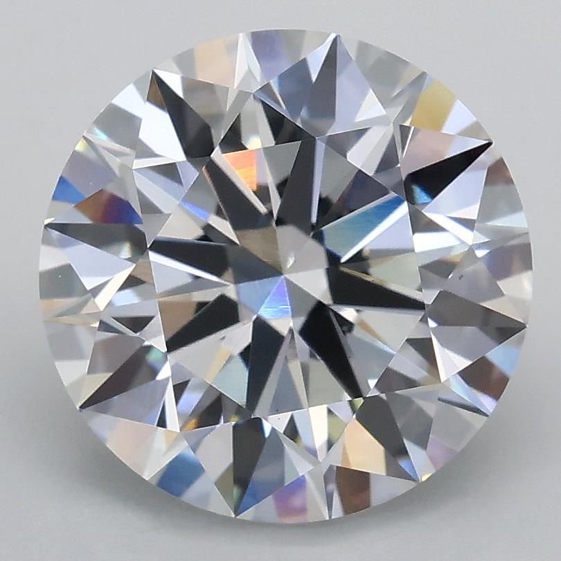 3.09ct E VS1 Rare Carat Ideal Cut Round Lab Grown Diamond