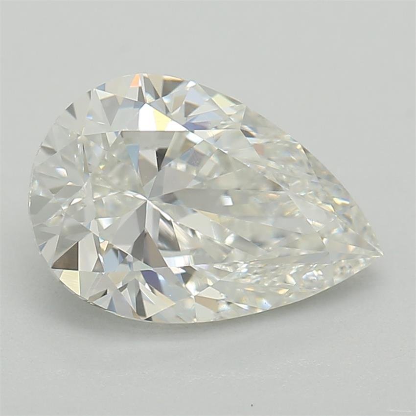 0.99ct F VS1 Rare Carat Ideal Cut Pear Lab Grown Diamond