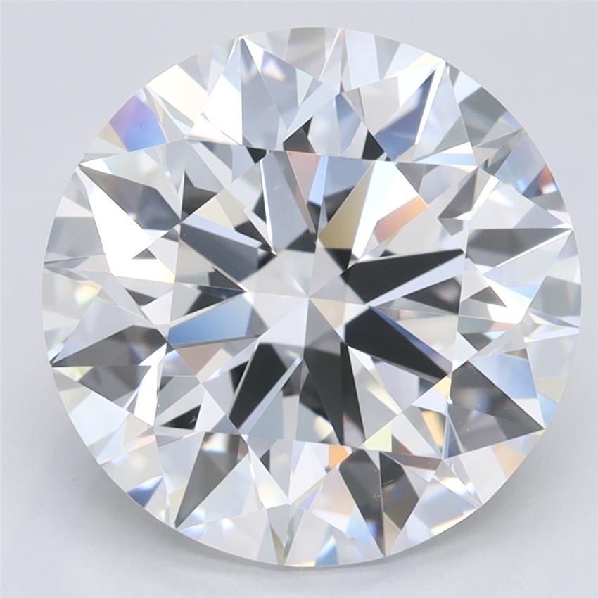 4.56ct D IF Rare Carat Ideal Cut Round Lab Grown Diamond