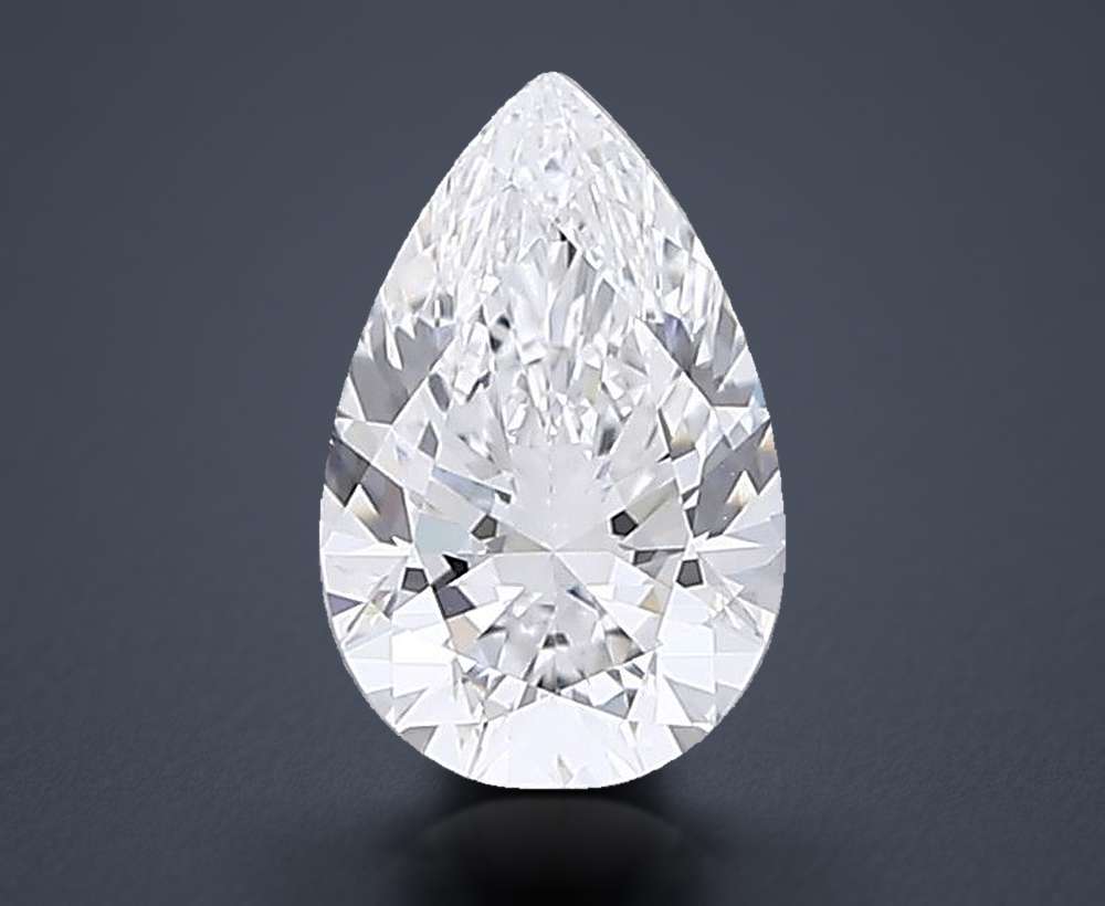 3.72 Carat Pear Lab Diamond