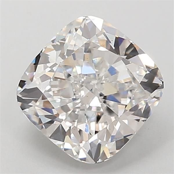 2.01ct D VS2 Rare Carat Ideal Cut Cushion Lab Grown Diamond