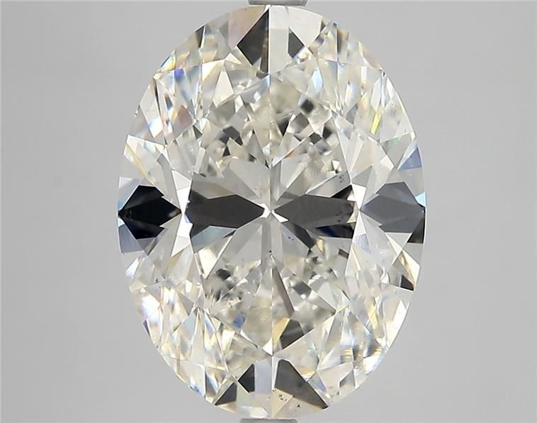 5.06ct G SI1 Rare Carat Ideal Cut Oval Diamond