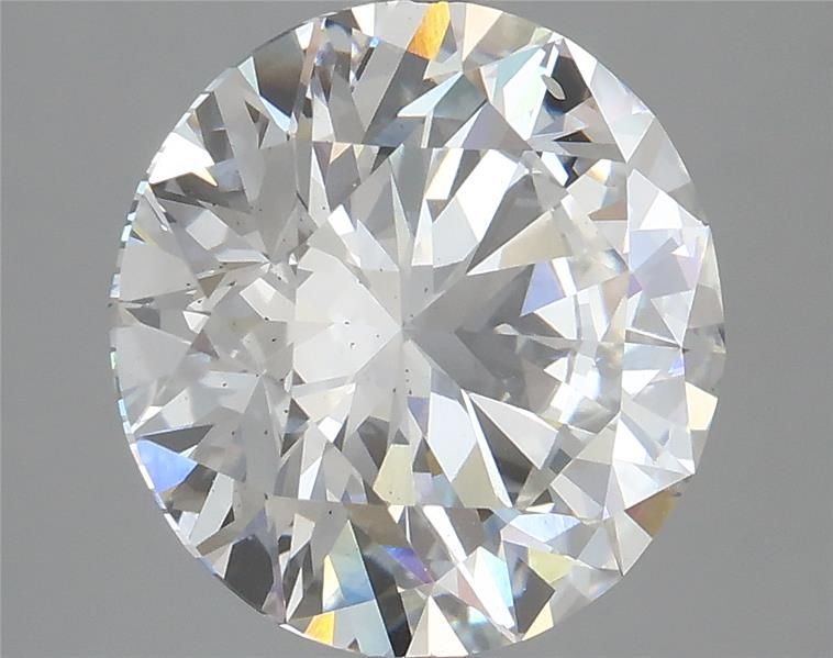 4.18ct F SI1 Rare Carat Ideal Cut Round Lab Grown Diamond