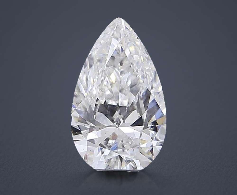 0.52 Carat Pear Lab Diamond