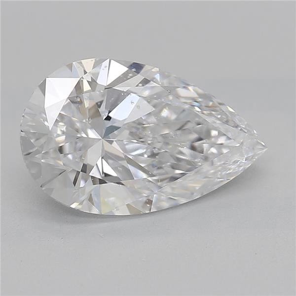 1.31ct D SI2 Rare Carat Ideal Cut Pear Diamond