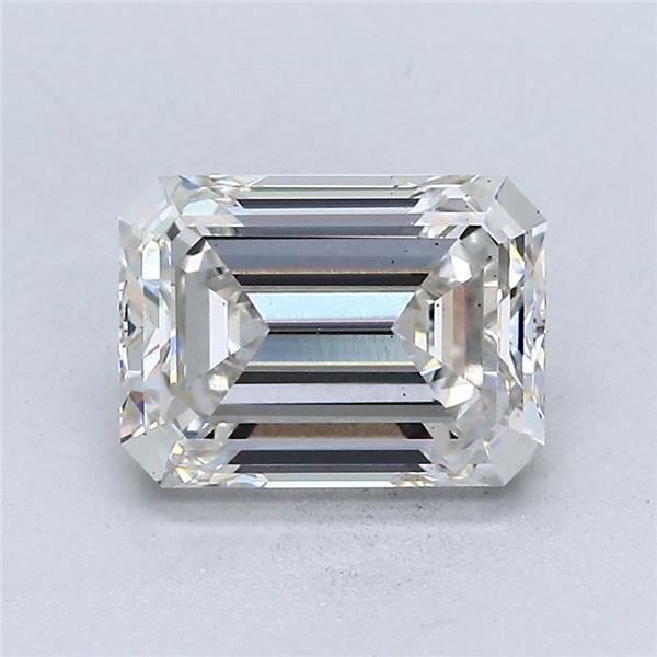 2.15ct I VS1 Rare Carat Ideal Cut Emerald Lab Grown Diamond