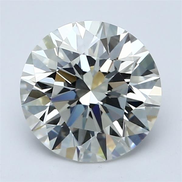 2.03ct K VS2 Rare Carat Ideal Cut Round Diamond