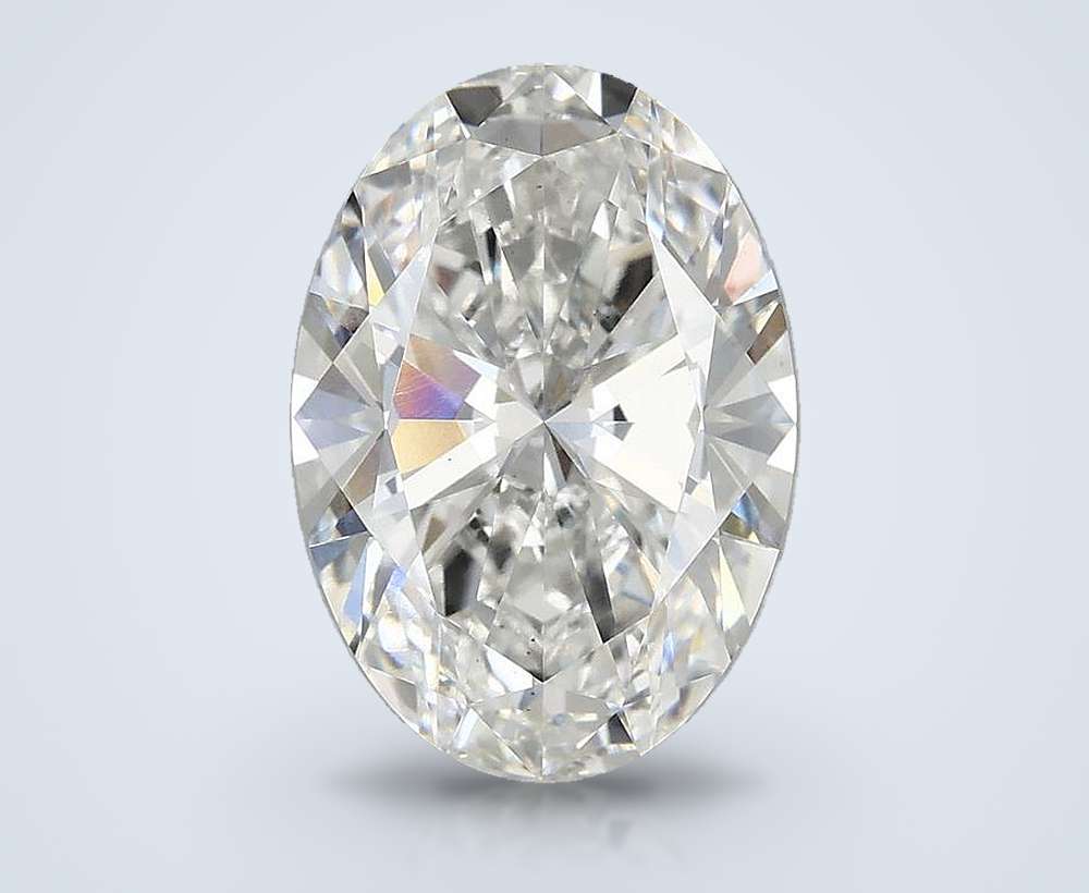 3.90 Carat Oval Lab Diamond