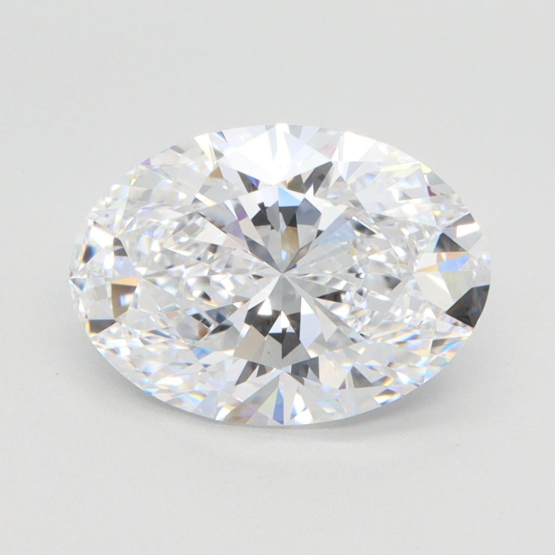 3.12ct D VVS2 Rare Carat Ideal Cut Oval Lab Grown Diamond
