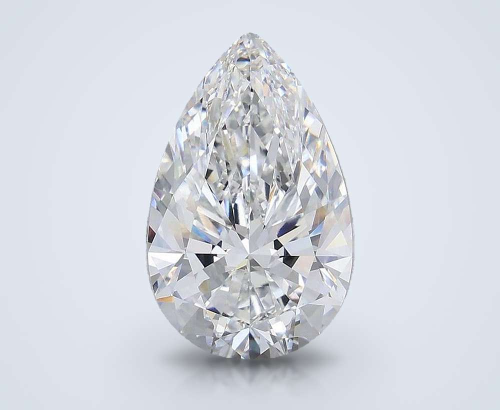5.45 Carat Pear Lab Diamond