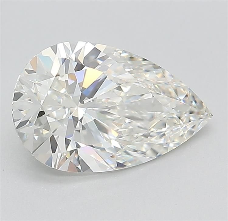 1.56ct H VVS1 Rare Carat Ideal Cut Pear Lab Grown Diamond