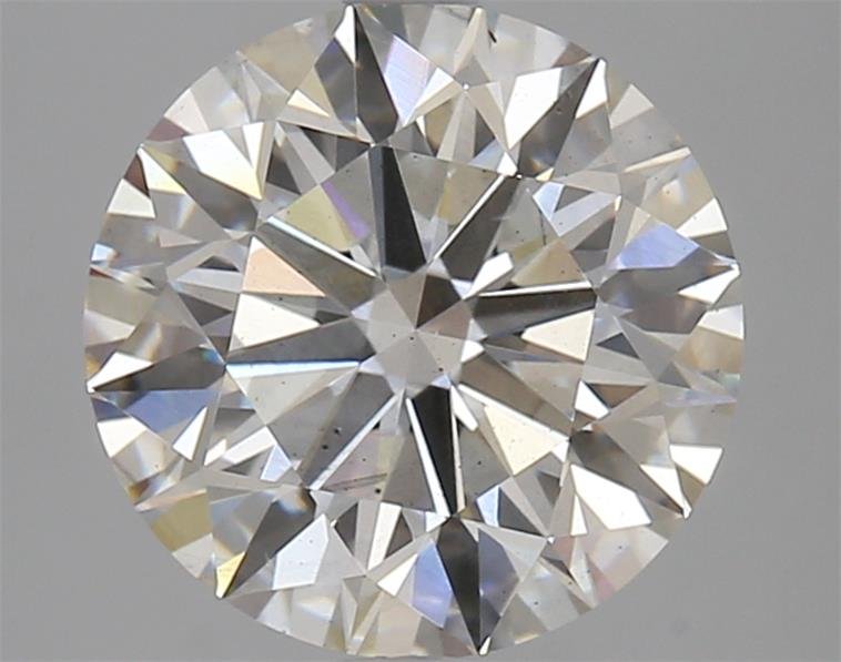 3.91ct H SI1 Excellent Cut Round Lab Grown Diamond