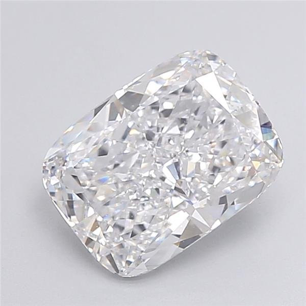 3.98ct E VS1 Rare Carat Ideal Cut Cushion Lab Grown Diamond