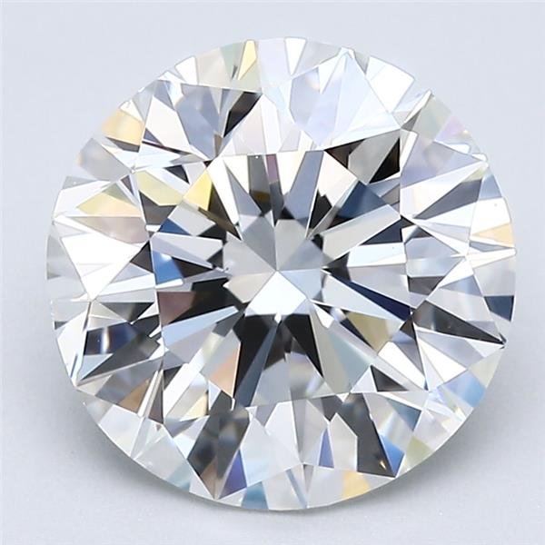 3.01ct G VS1 Rare Carat Ideal Cut Round Diamond