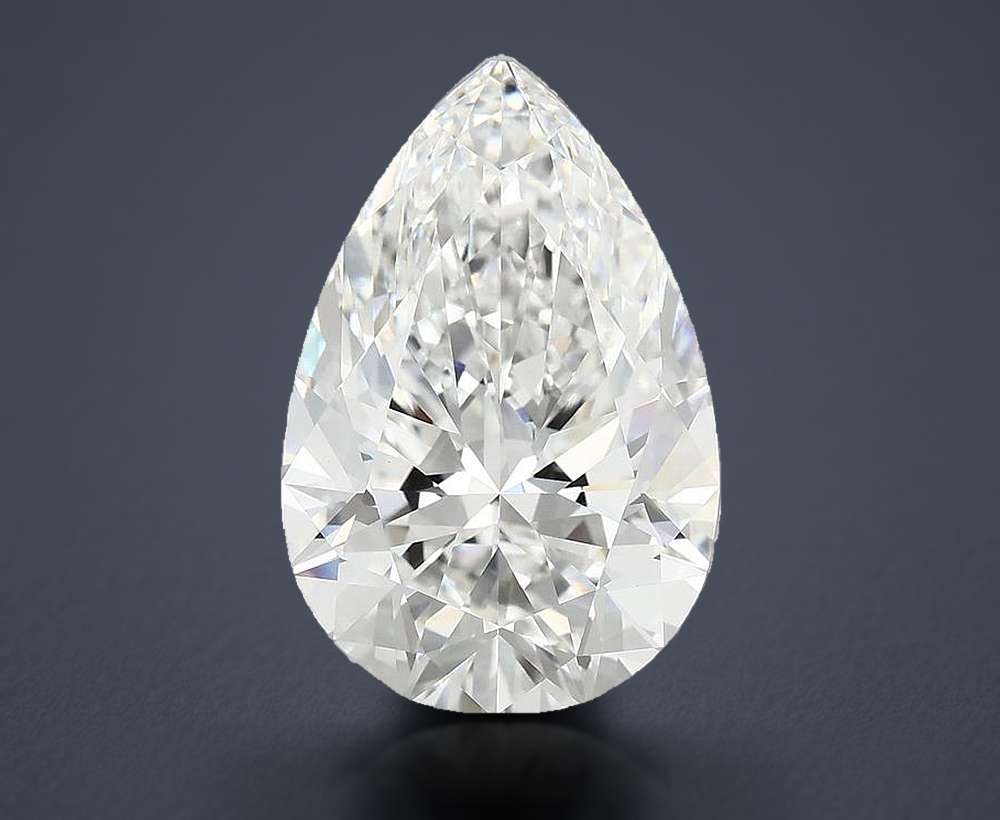 7.44 Carat Pear Lab Diamond