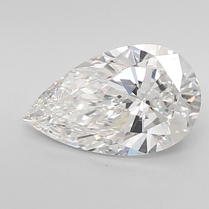 2.08ct F VS1 Rare Carat Ideal Cut Pear Lab Grown Diamond