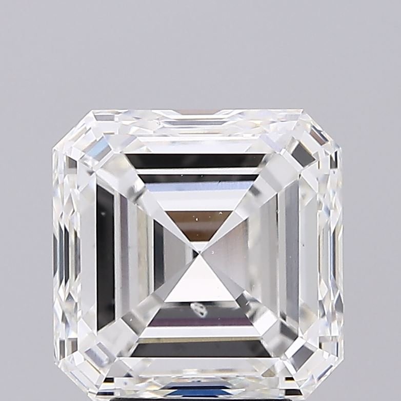 5.01ct G SI1 Very Good Cut Asscher Lab Grown Diamond