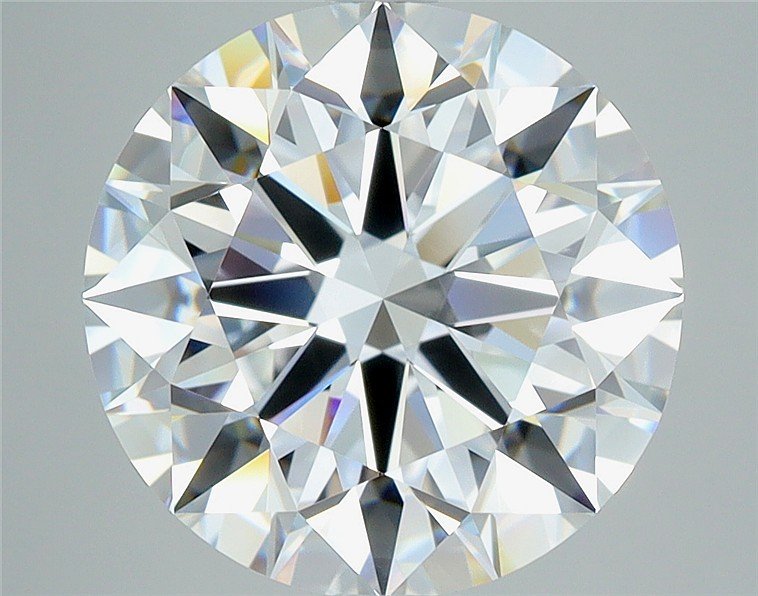 5.01ct E VVS1 Rare Carat Ideal Cut Round Diamond