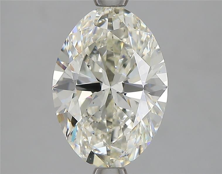 2.51ct K SI1 Rare Carat Ideal Cut Oval Diamond