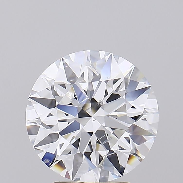 3.40ct F SI2 Rare Carat Ideal Cut Round Lab Grown Diamond