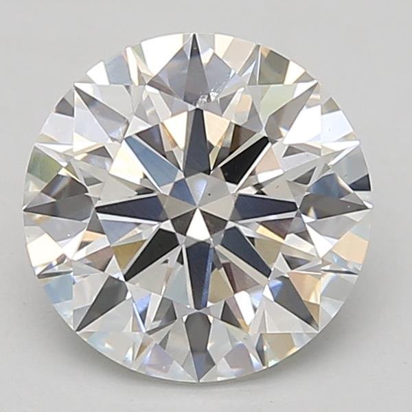 2.59ct F VS2 Rare Carat Ideal Cut Round Lab Grown Diamond