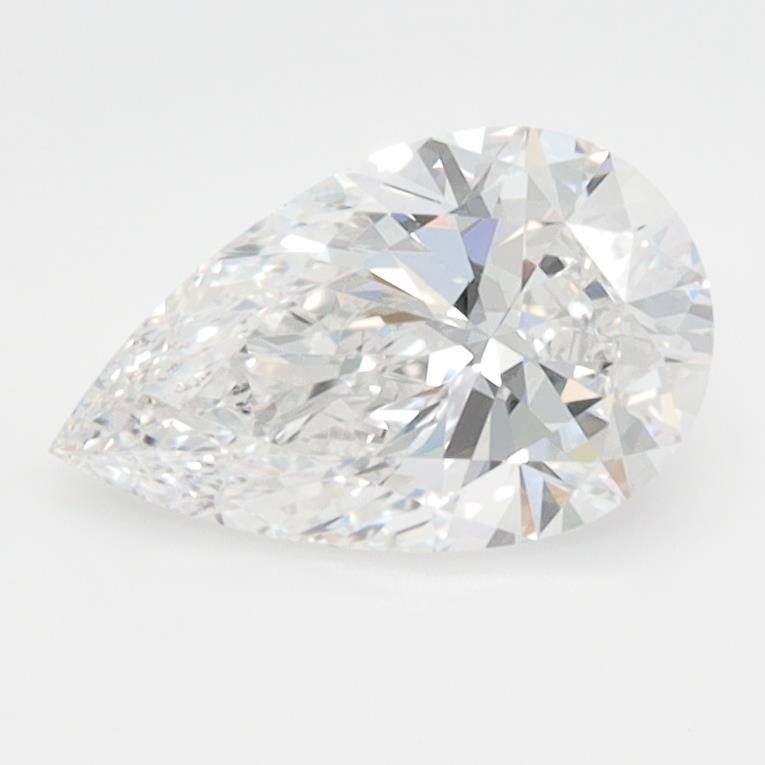 1.09ct E IF Rare Carat Ideal Cut Pear Lab Grown Diamond