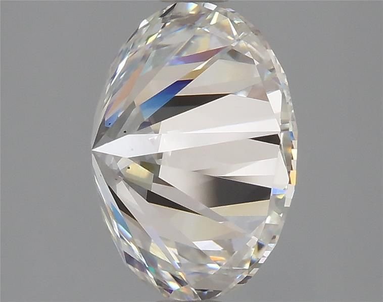 4.39ct F SI1 Rare Carat Ideal Cut Round Lab Grown Diamond