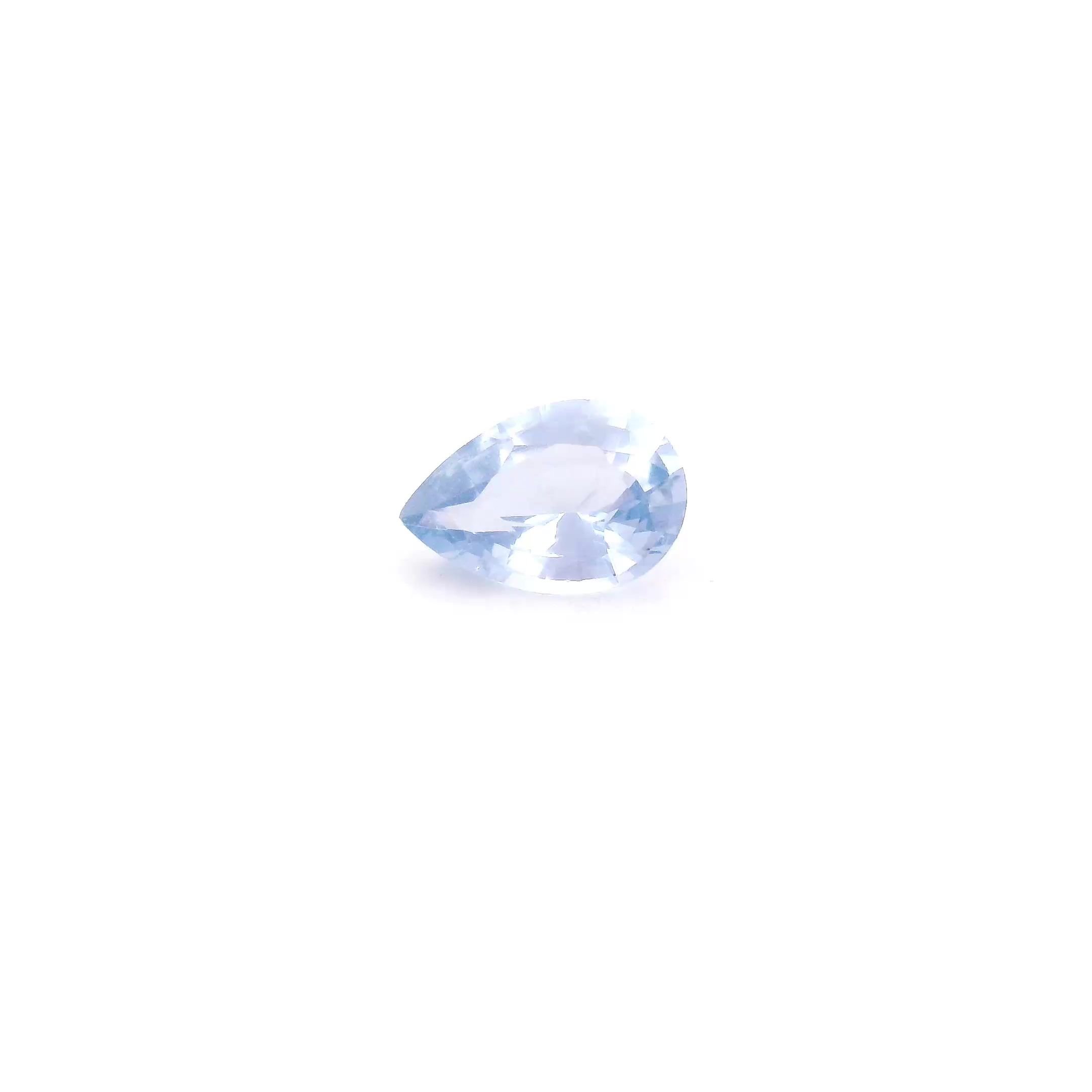 0.53 Carat Light Blue Pear Sapphire