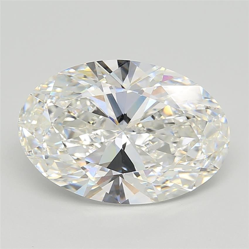 7.00ct F VVS2 Rare Carat Ideal Cut Oval Lab Grown Diamond