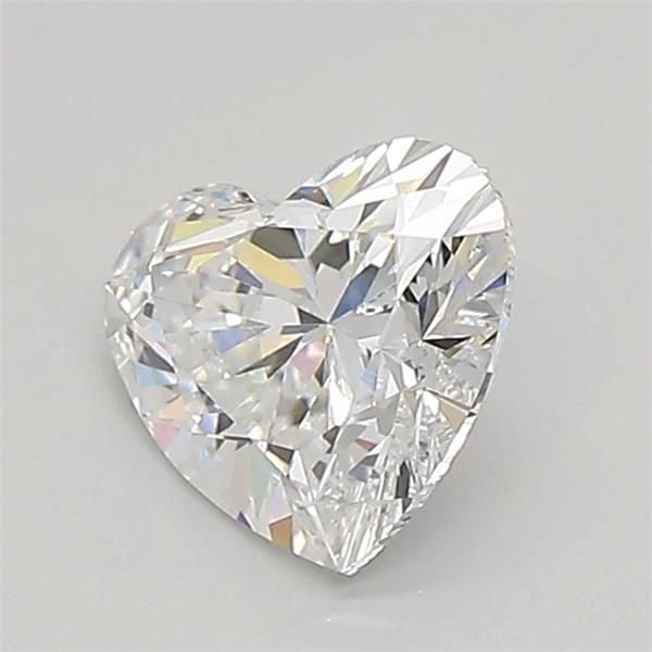 0.85ct E VVS2 Rare Carat Ideal Cut Heart Lab Grown Diamond