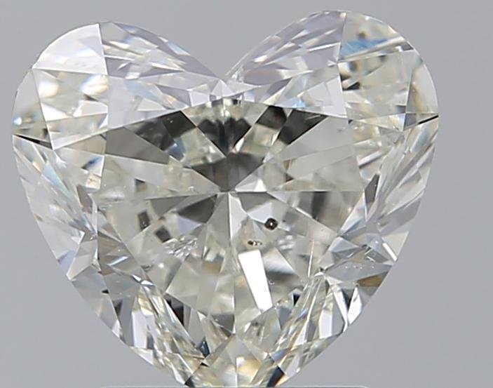 2.01ct J SI2 Rare Carat Ideal Cut Heart Diamond