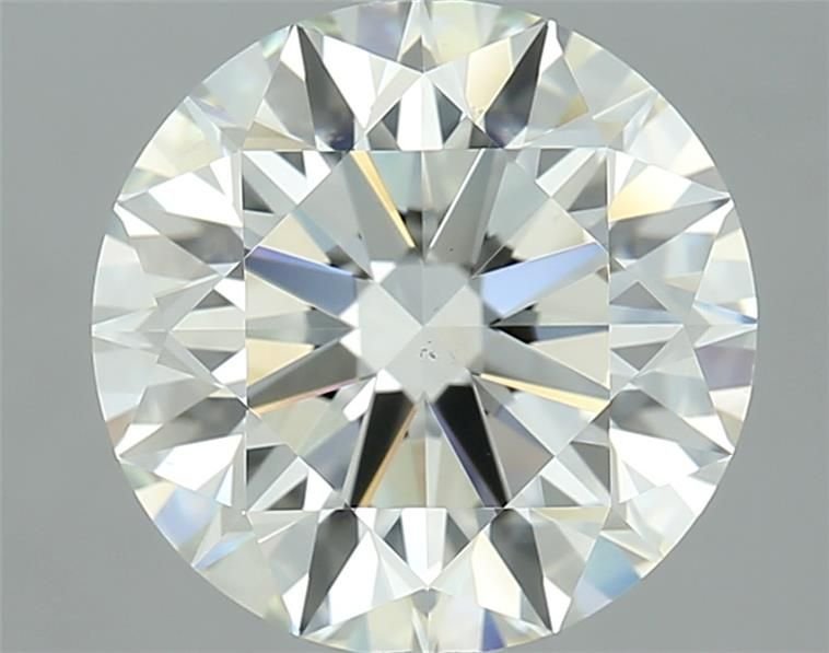 3.03ct J VS2 Ideal Cut Round Diamond