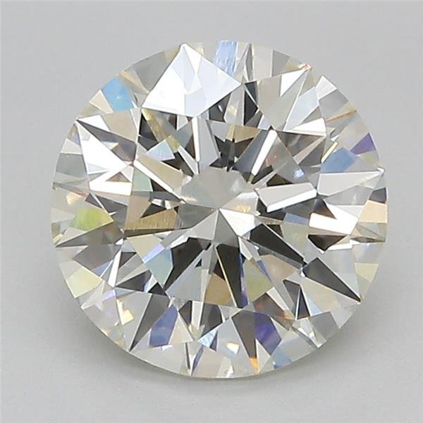 2.44ct J VS1 Rare Carat Ideal Cut Round Lab Grown Diamond